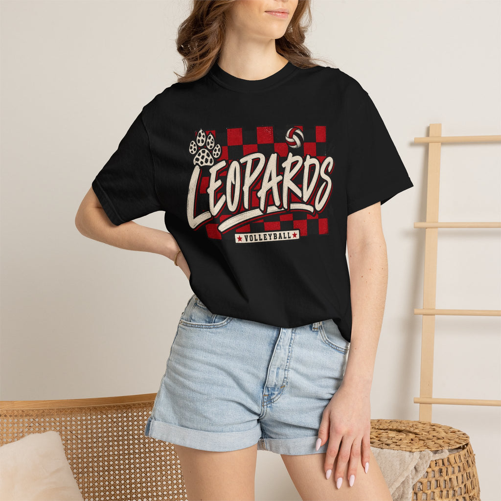 Leopards Volleyball Graphic T-Shirt