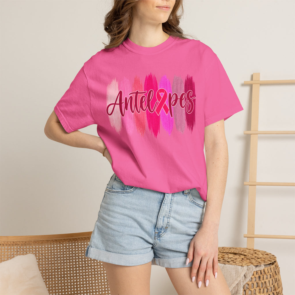 Antelopes Pink Brushstroke T-Shirt
