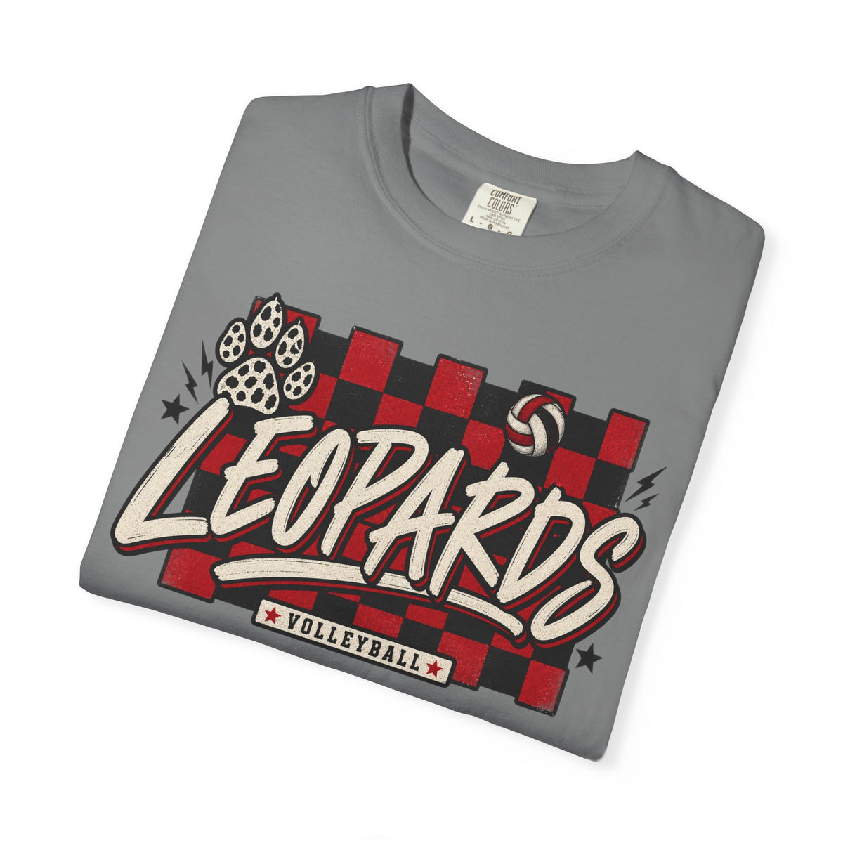 Leopards Volleyball Graphic T-Shirt