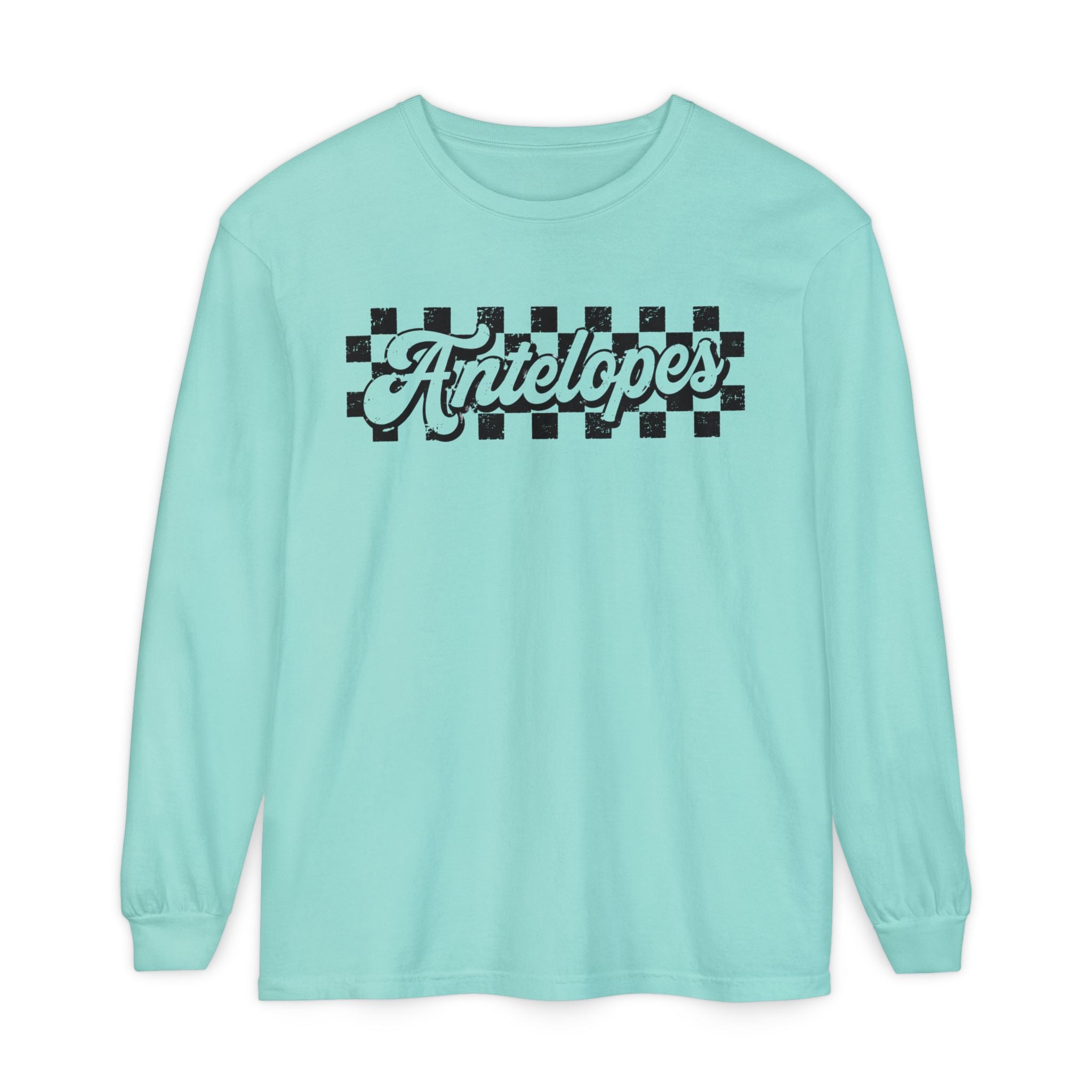 Antelopes Checkerboard Long Sleeve Tee