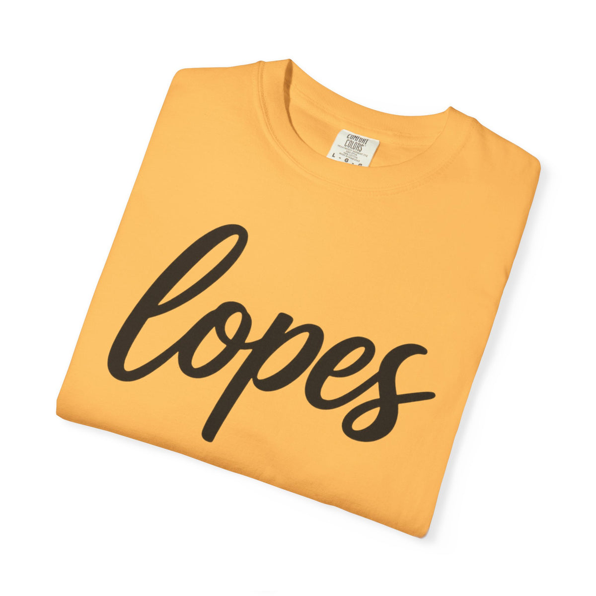 Lopes Script Tee — Personalized Name Graphic T-Shirt