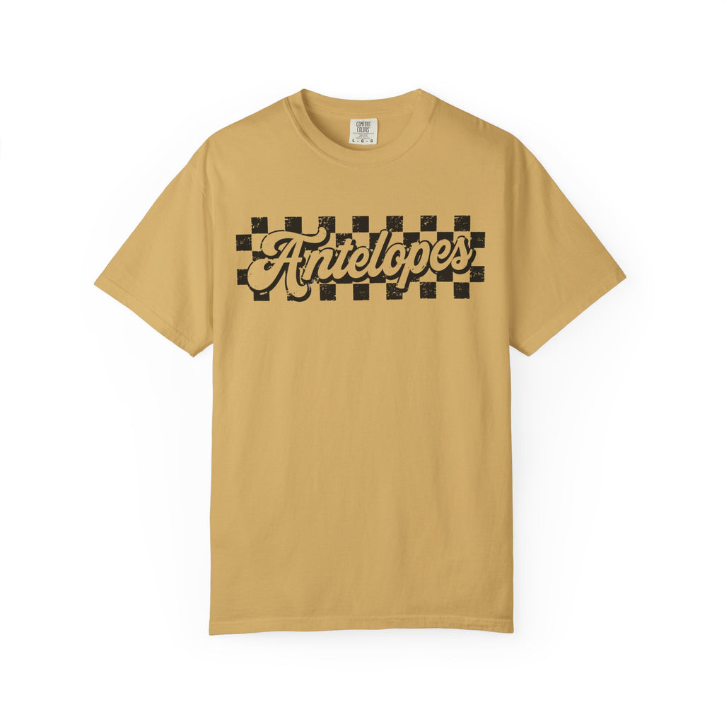 Antelopes Checkerboard Graphic T-Shirt