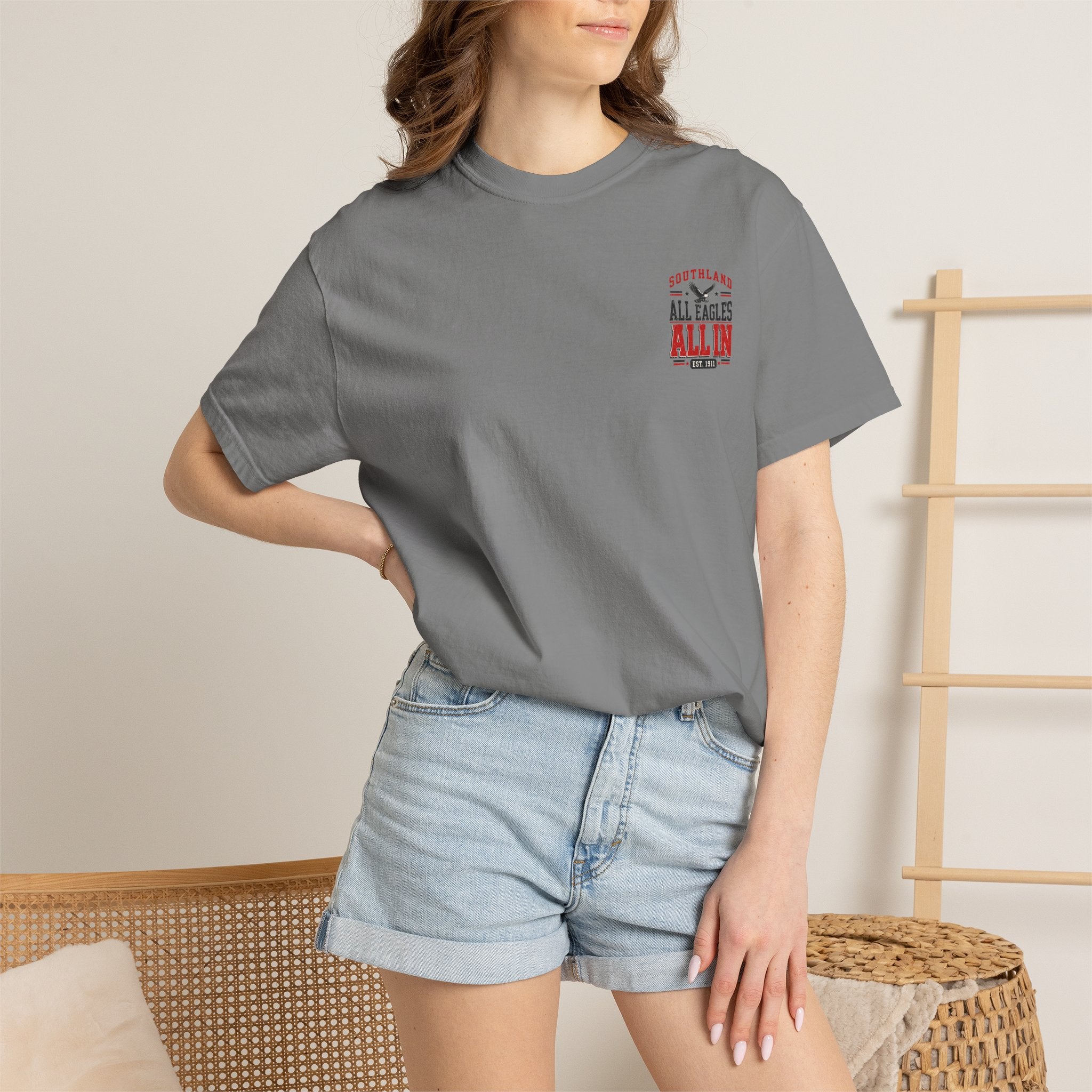 All Eagles All In T-Shirt — Southland Vintage Eagle Tee