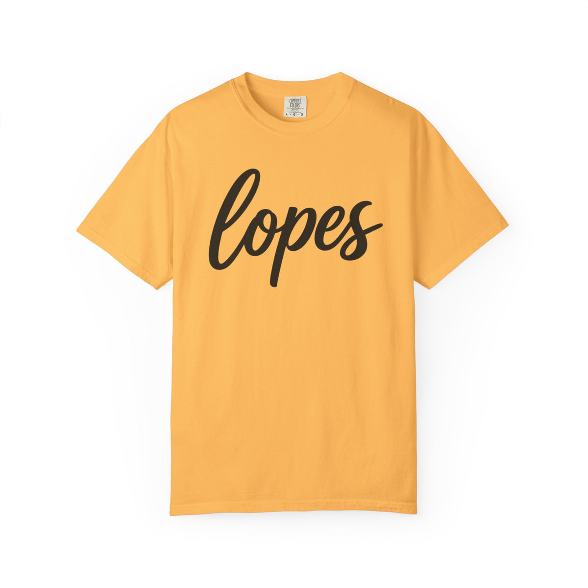 Lopes Script Tee — Personalized Name Graphic T-Shirt