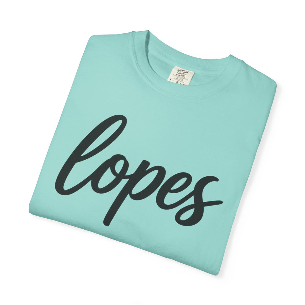 Lopes Script Tee — Personalized Name Graphic T-Shirt