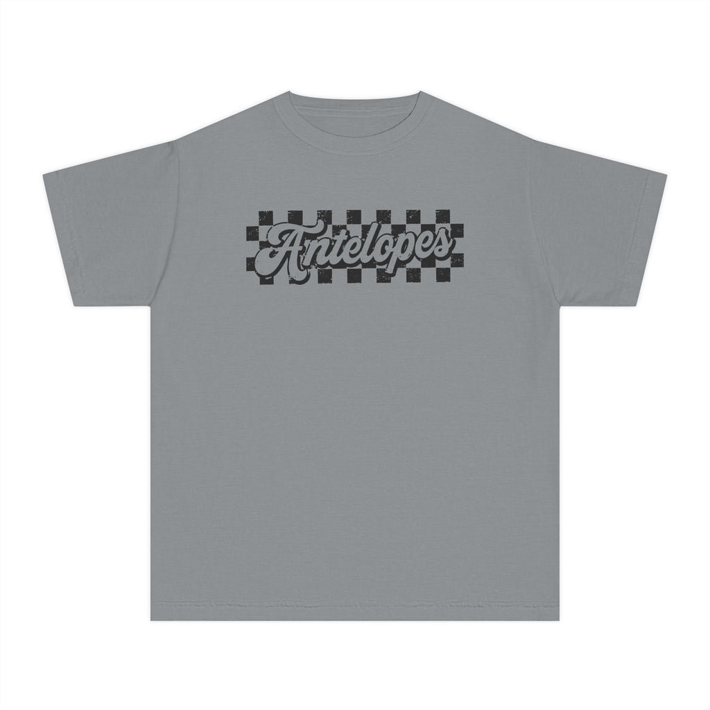 Antelopes Checkerboard Youth Tee