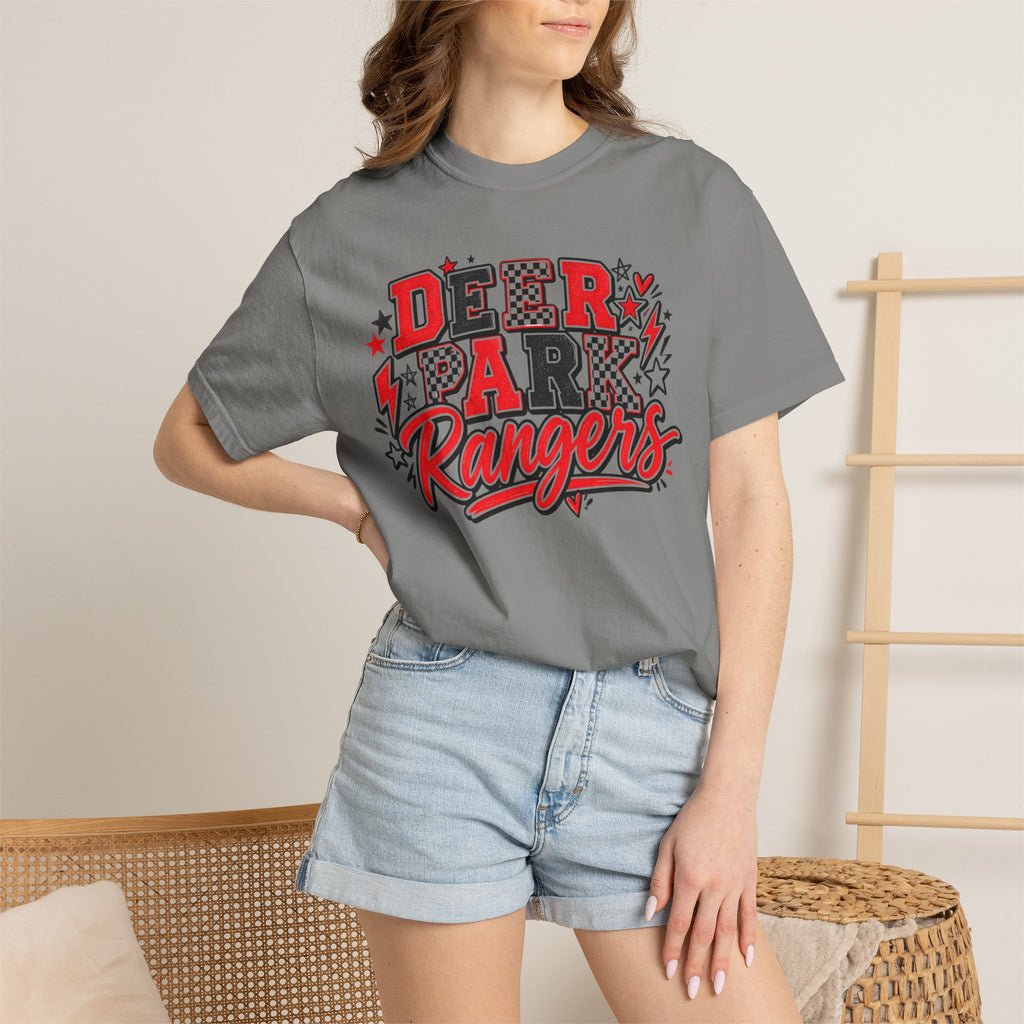 Deer Park Rangers Graphic T-Shirt — Retro Athletic Crew Tee