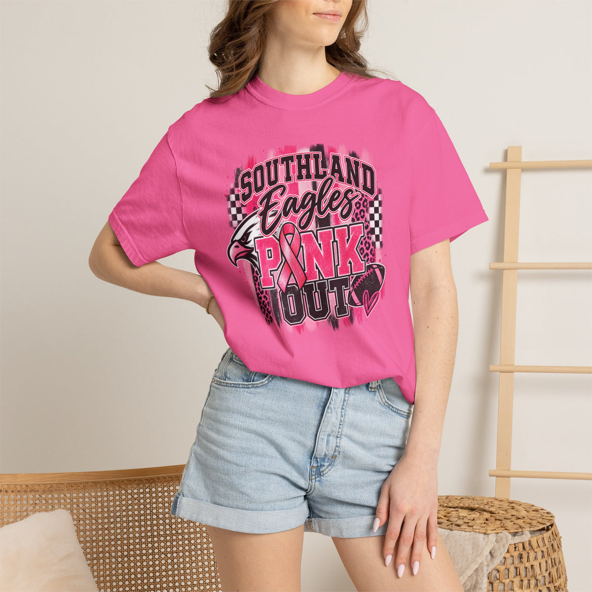 Southland Eagles Pink Out T-Shirt