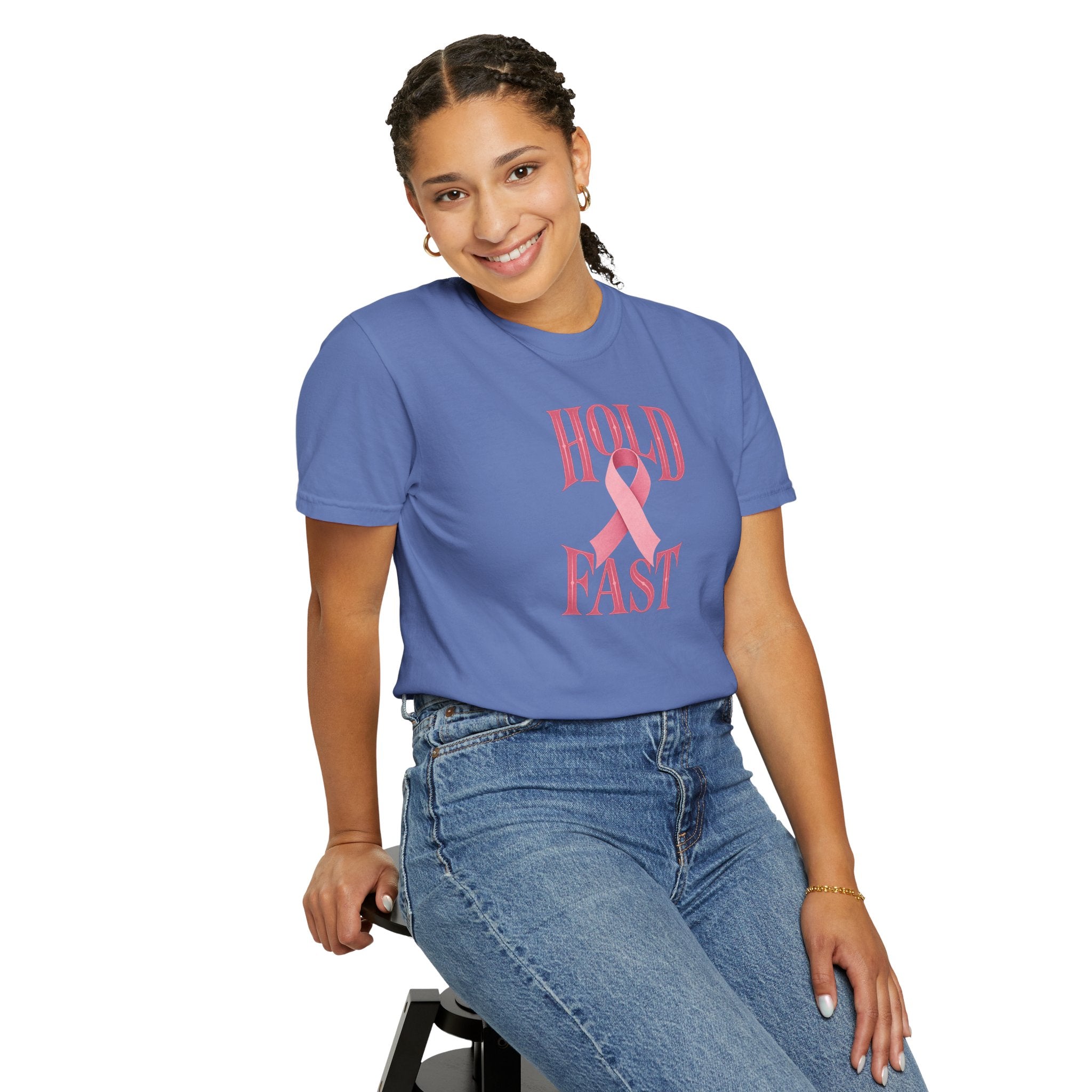 Hold Fast Pink Ribbon T‑Shirt