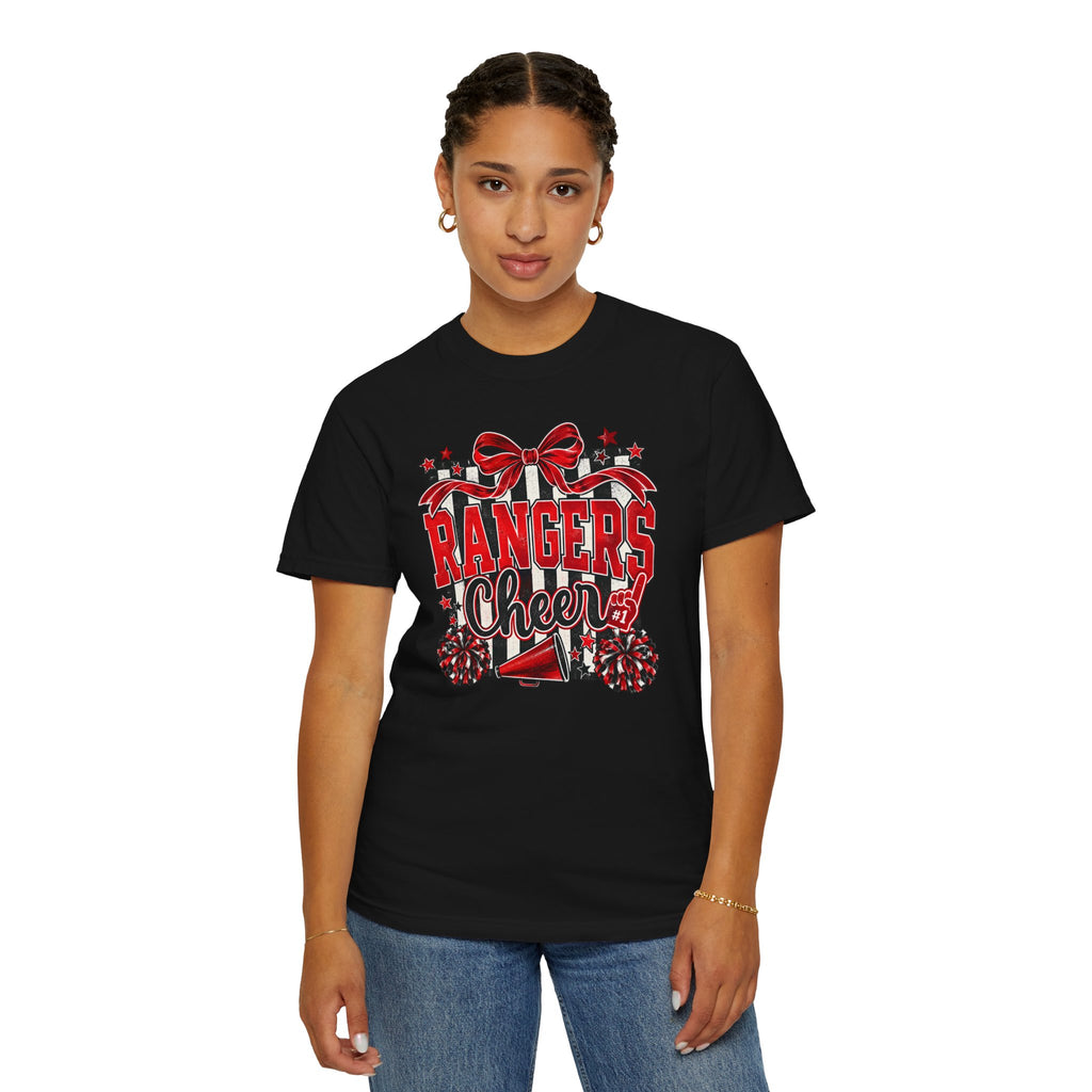 Rangers Cheer T‑Shirt — Pom Pom Megaphone School Spirit Tee
