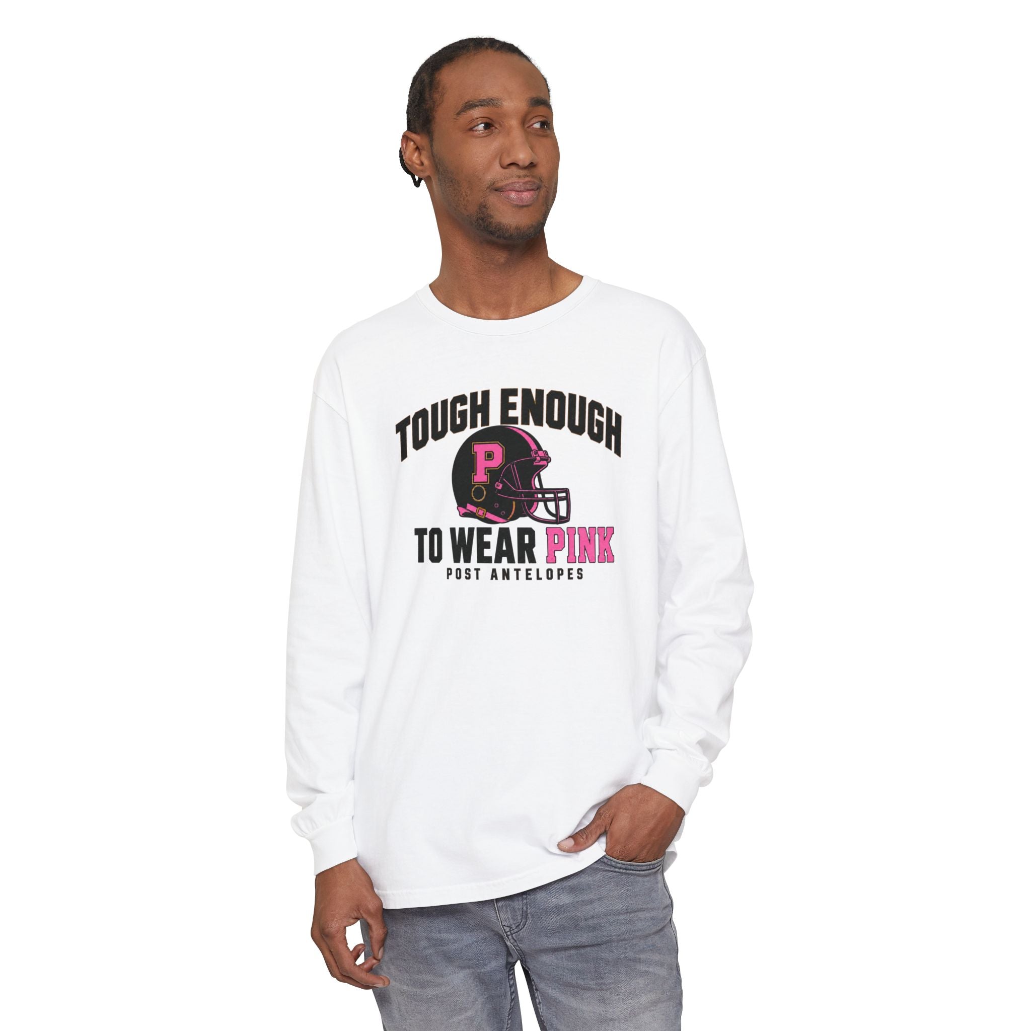 Tough Enough To Wear Pink Long Sleeve Tee