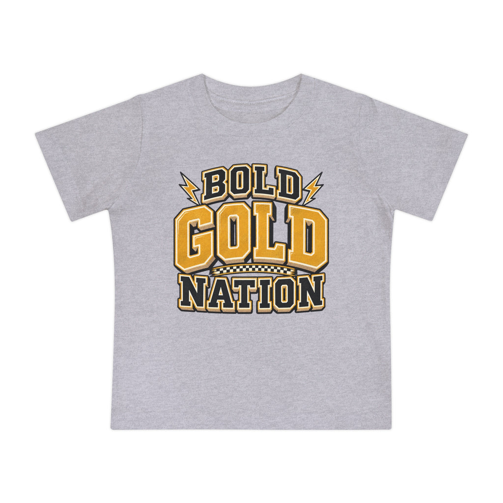 Bold Gold Nation Baby T-Shirt — Sports Team Infant Tee