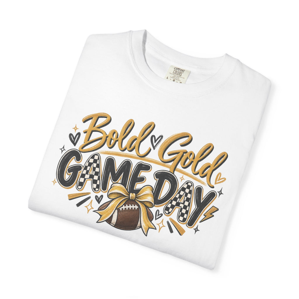 Gameday Football T-Shirt – "Bold & Gold" Team Spirit Tee