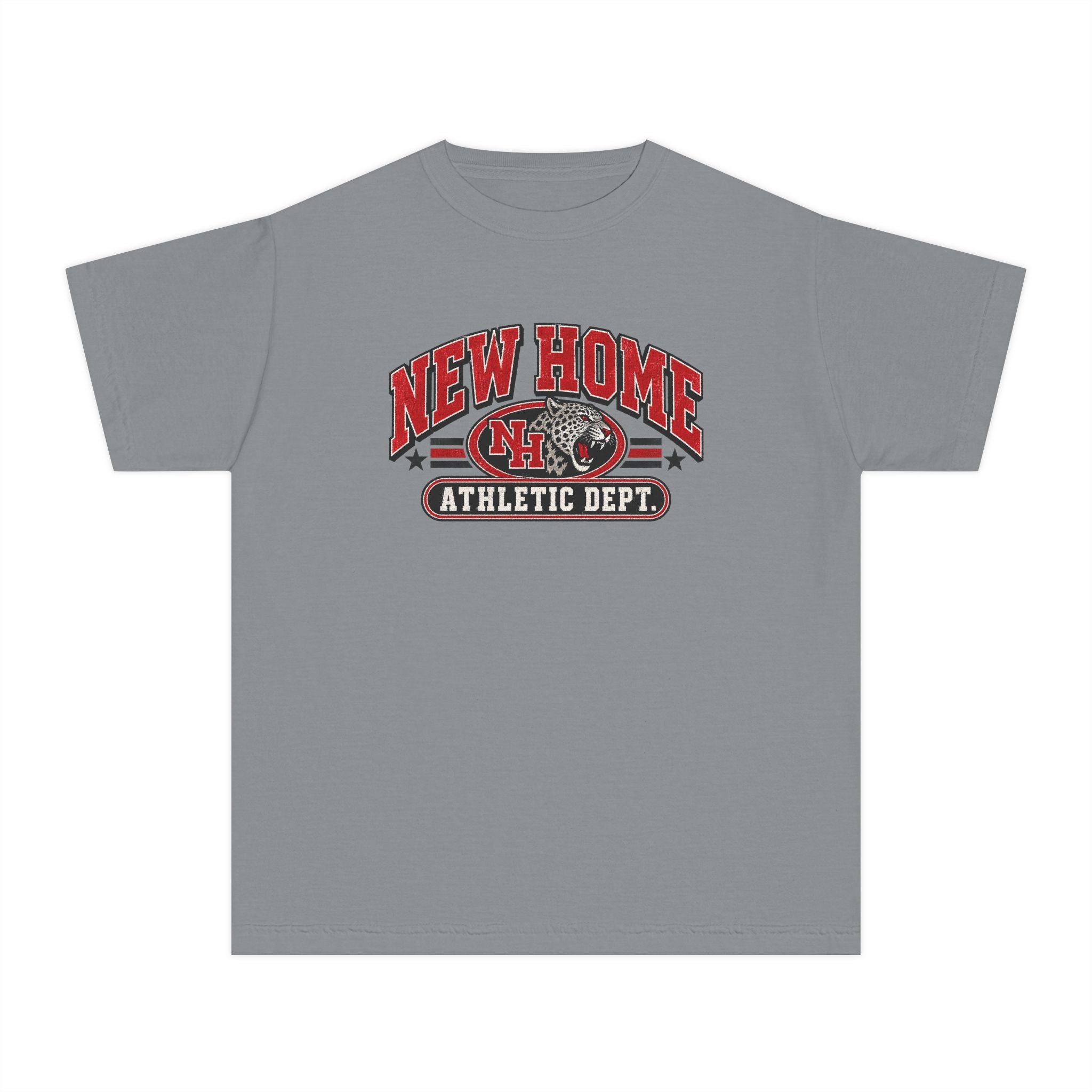 New Home Athletic Dept. Youth Tee — Kids' Welcome Home Graphic Shirt