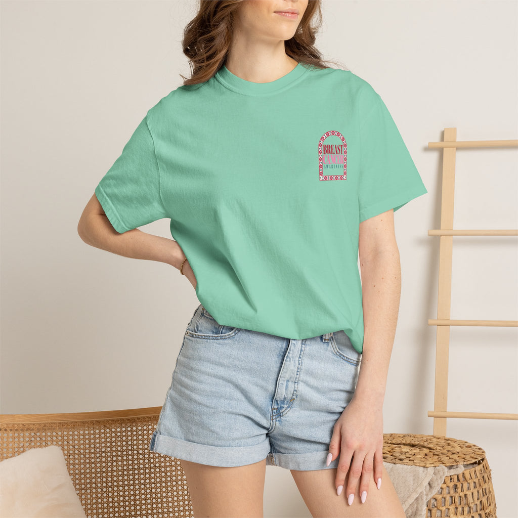 Breast Cancer Awareness T-Shirt — Pink Arch Design