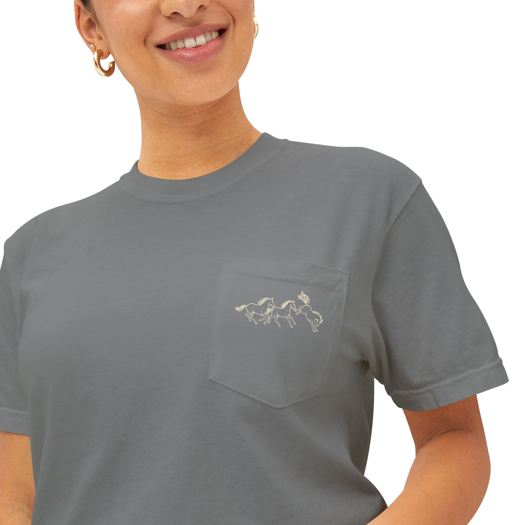 Pocket T-Shirt — "This Ain't My First Rodeo" Western Graphic Tee