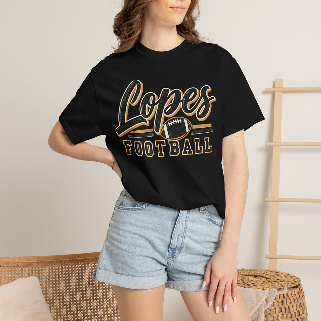 Lopes Football T-Shirt — Vintage Script Team Tee