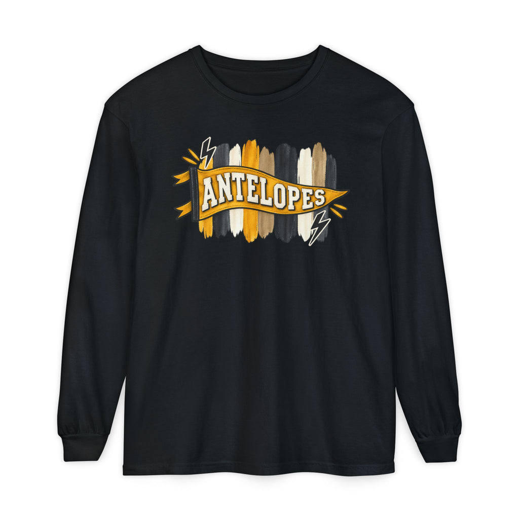 Antelopes Brushstroke Long Sleeve Tee