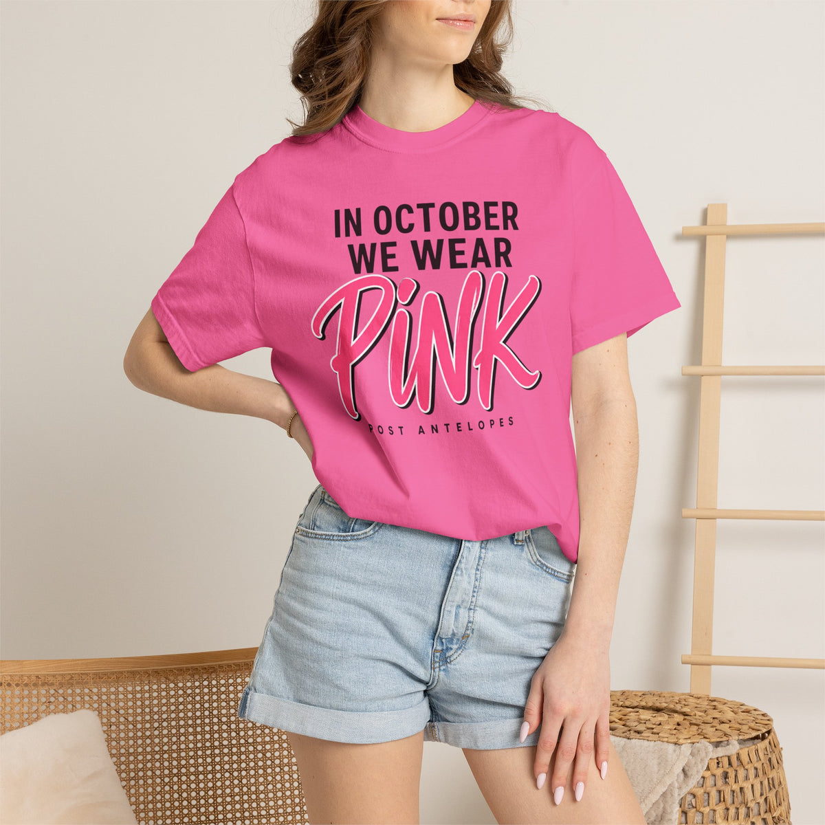 October We Wear Pink T-Shirt