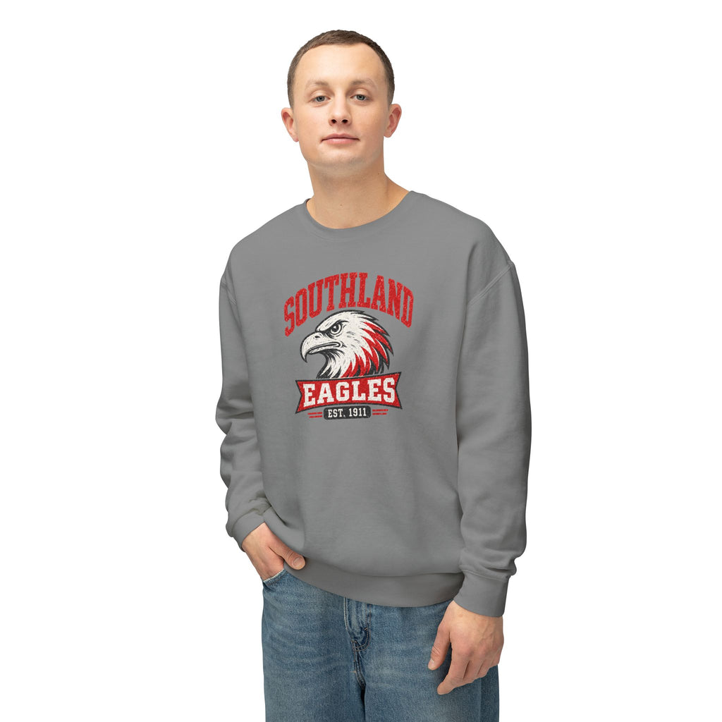 Southland Eagles Crewneck Sweatshirt — Vintage Eagle School Spirit Pullover