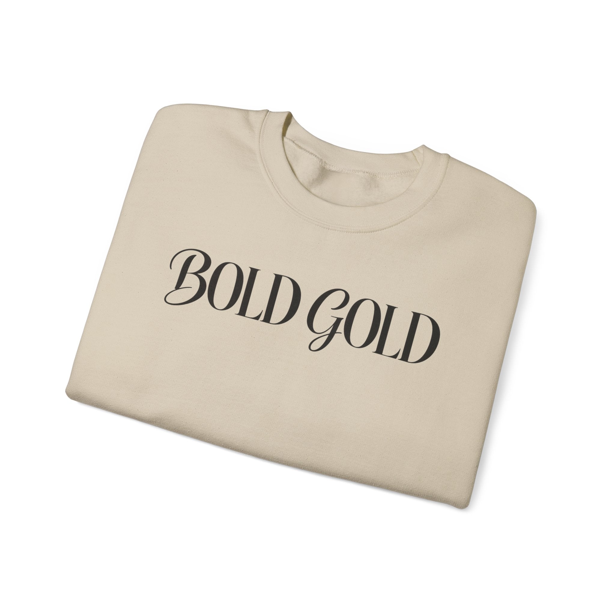 Bold Gold Crewneck Sweatshirt