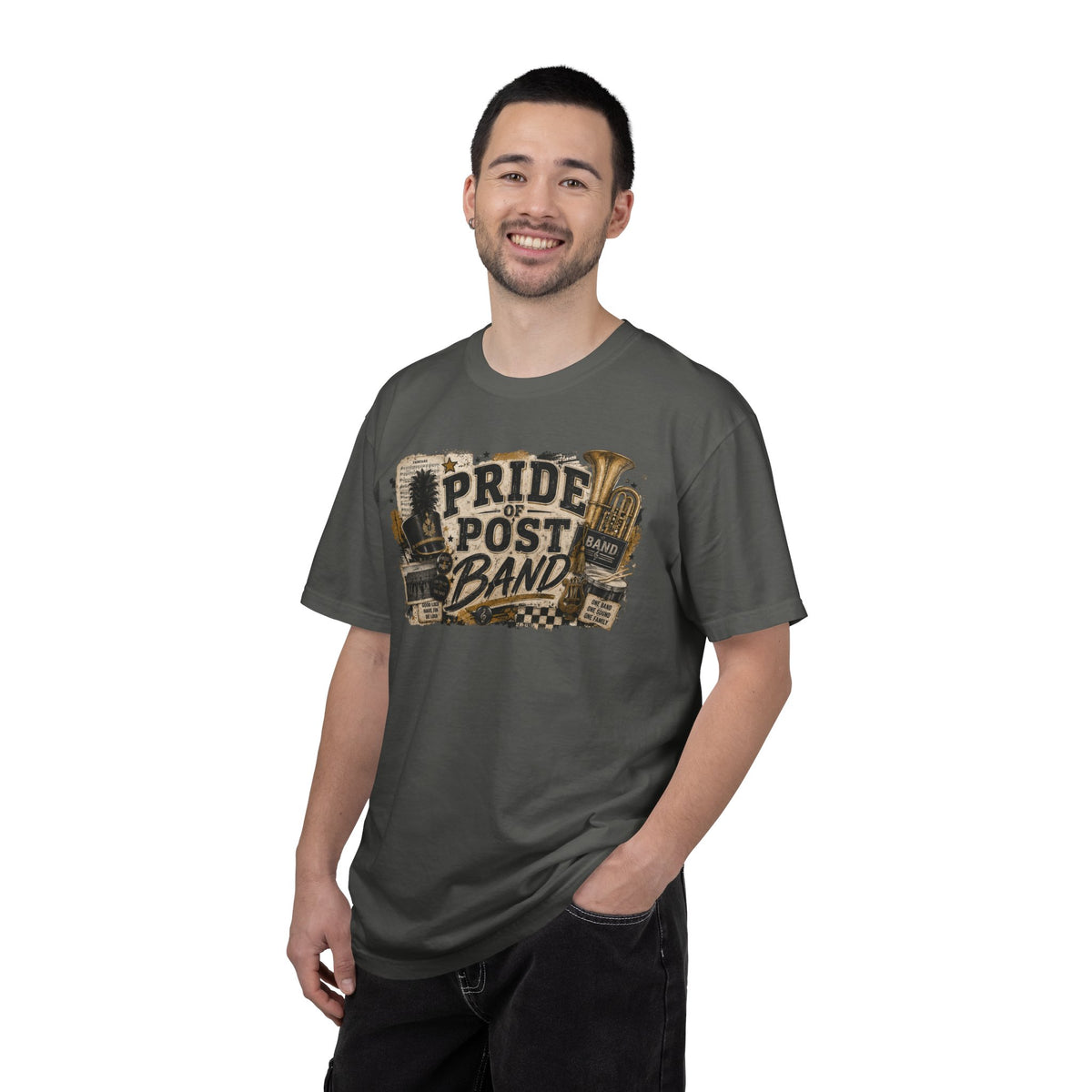 Pride of Post Band T-Shirt — Vintage Marching Band Tee