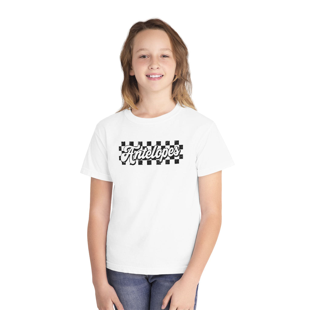 Antelopes Checkerboard Youth Tee