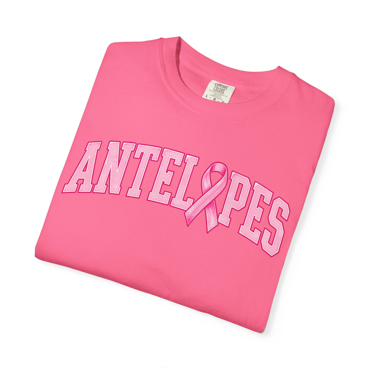 Antelopes Pink Ribbon T-Shirt — Breast Cancer Awareness Tee