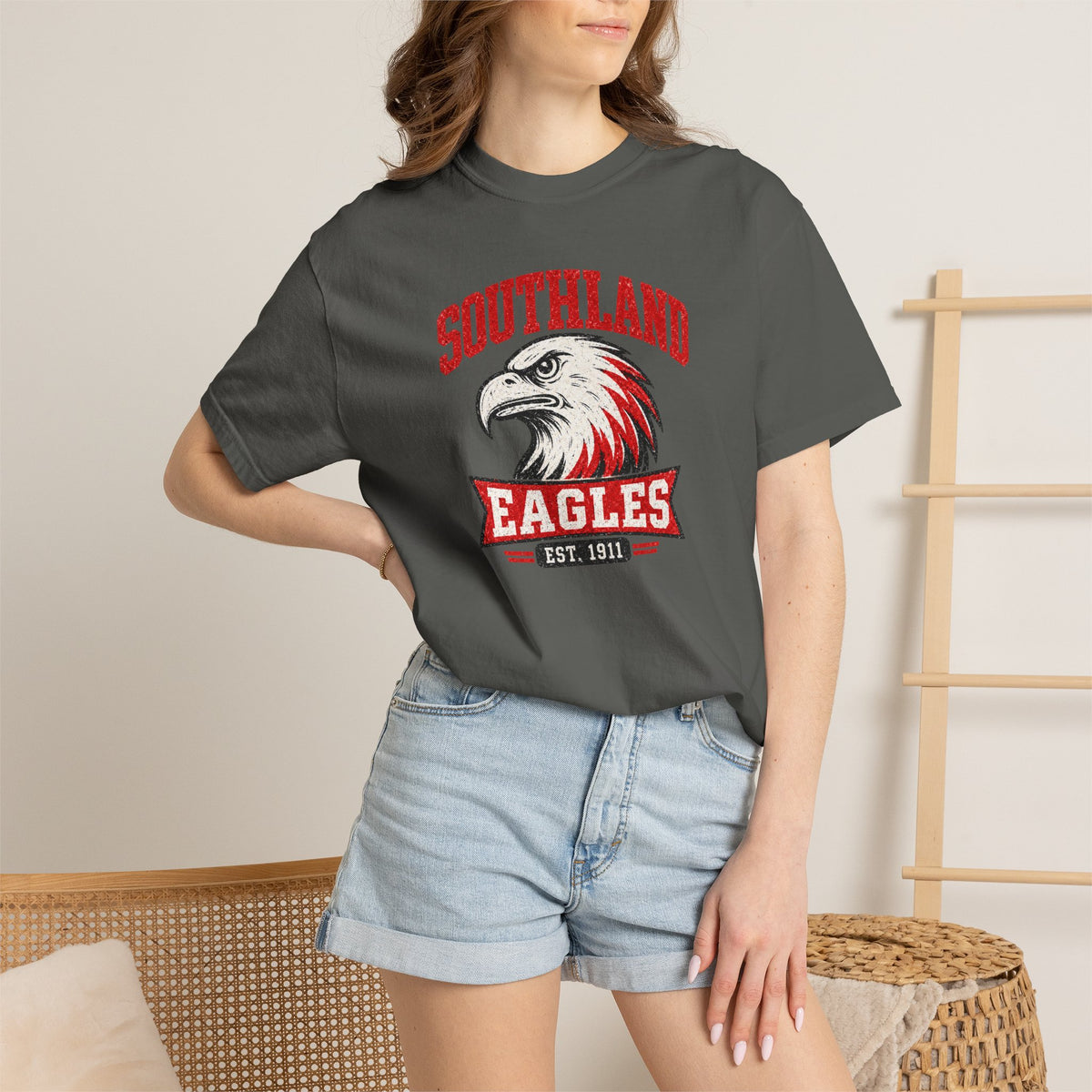 Southland Eagles T-Shirt — Vintage Eagle Mascot Tee (Est. 1913)