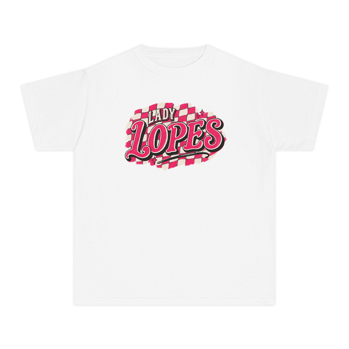 Youth "Lady Lopes" Checker Graphic Tee