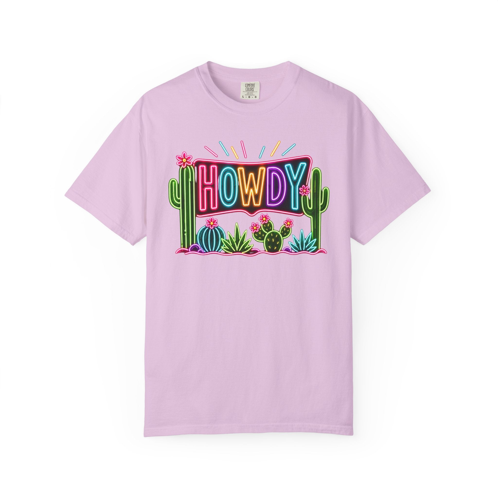 Neon Howdy Cactus T-Shirt