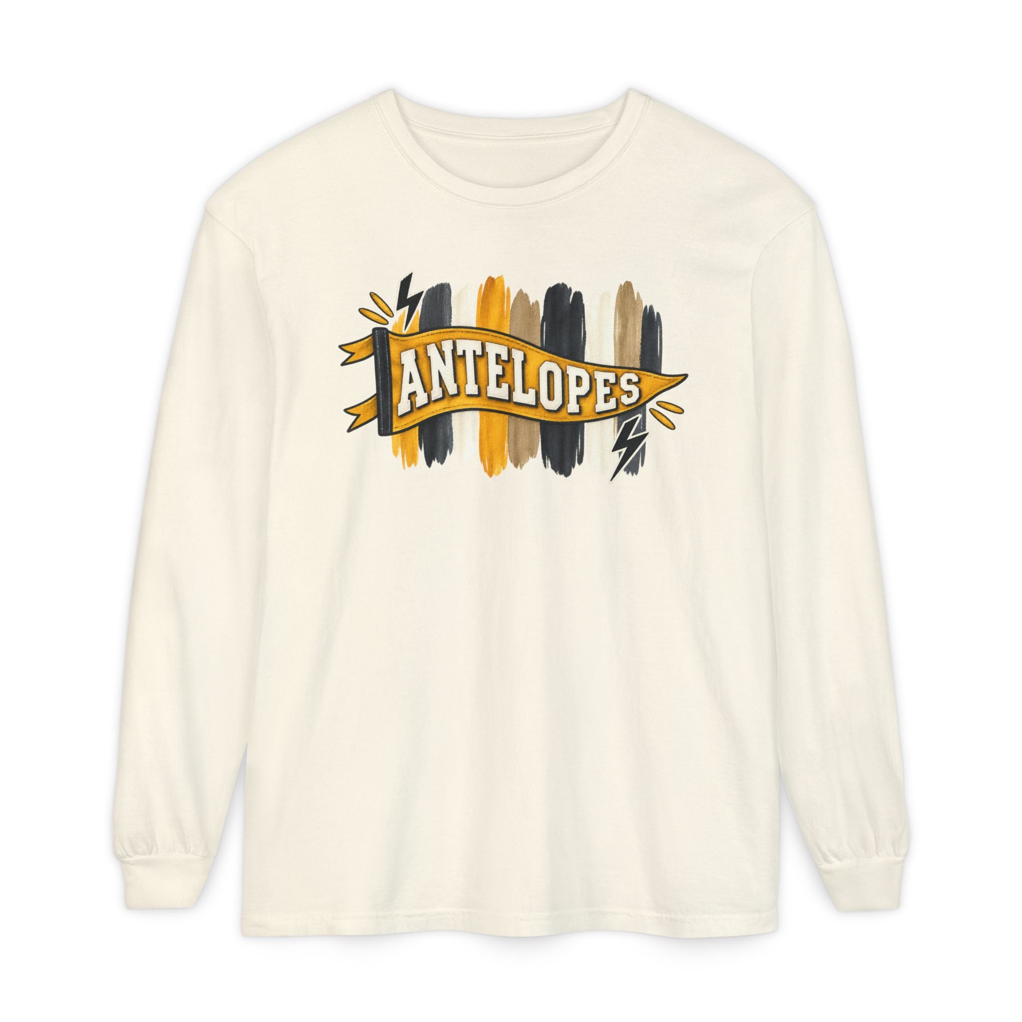 Antelopes Brushstroke Long Sleeve Tee