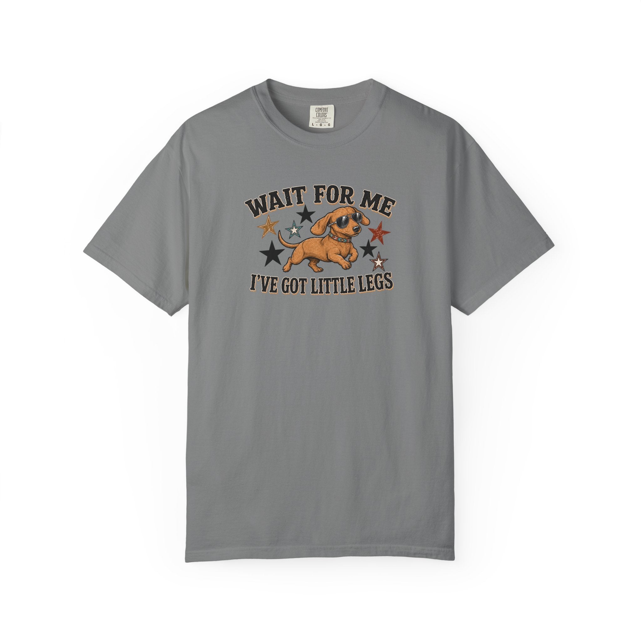 Wait For Me I've Got Little Legs T-Shirt — Cute Dachshund Retro Graphic Tee
