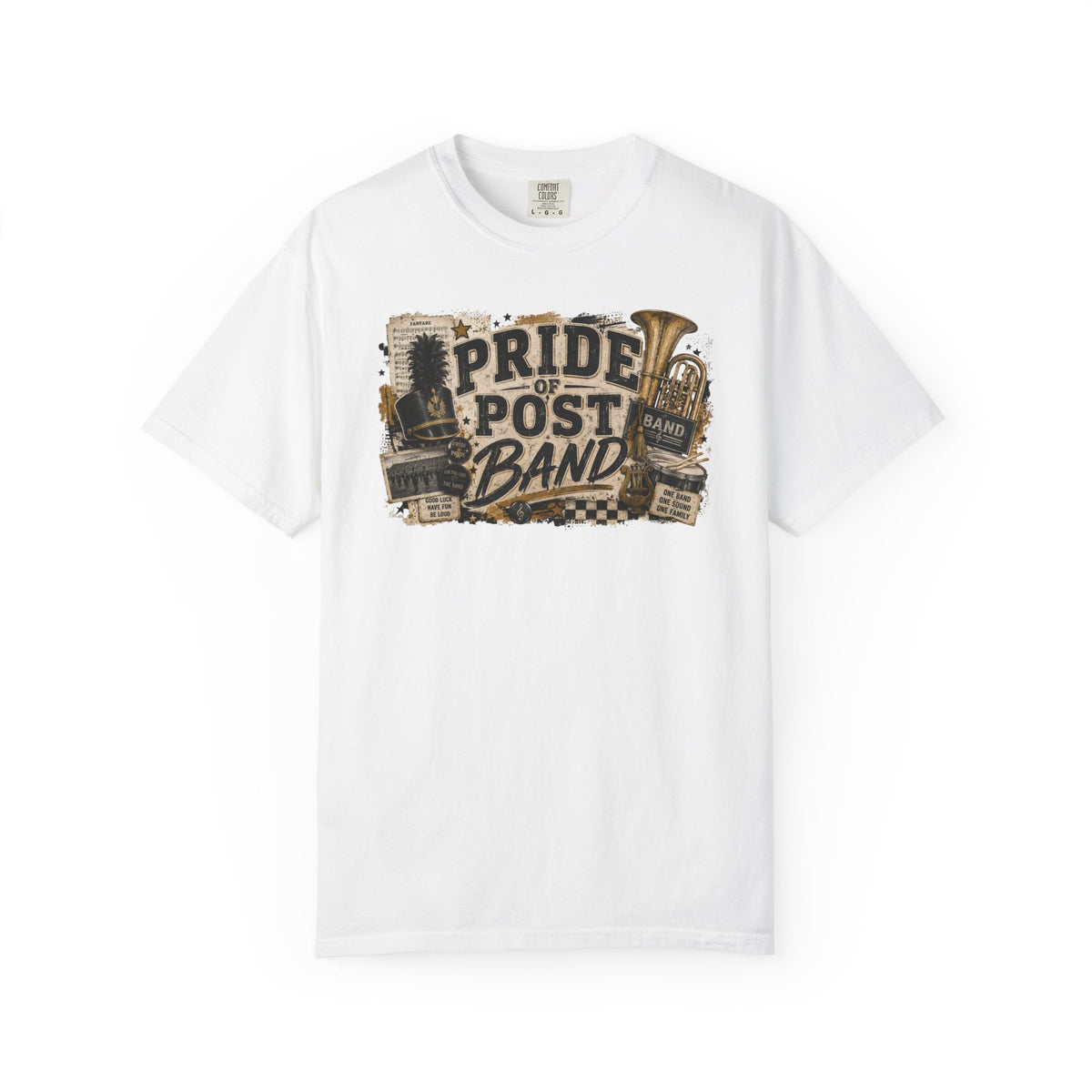 Pride of Post Band T-Shirt — Vintage Marching Band Tee