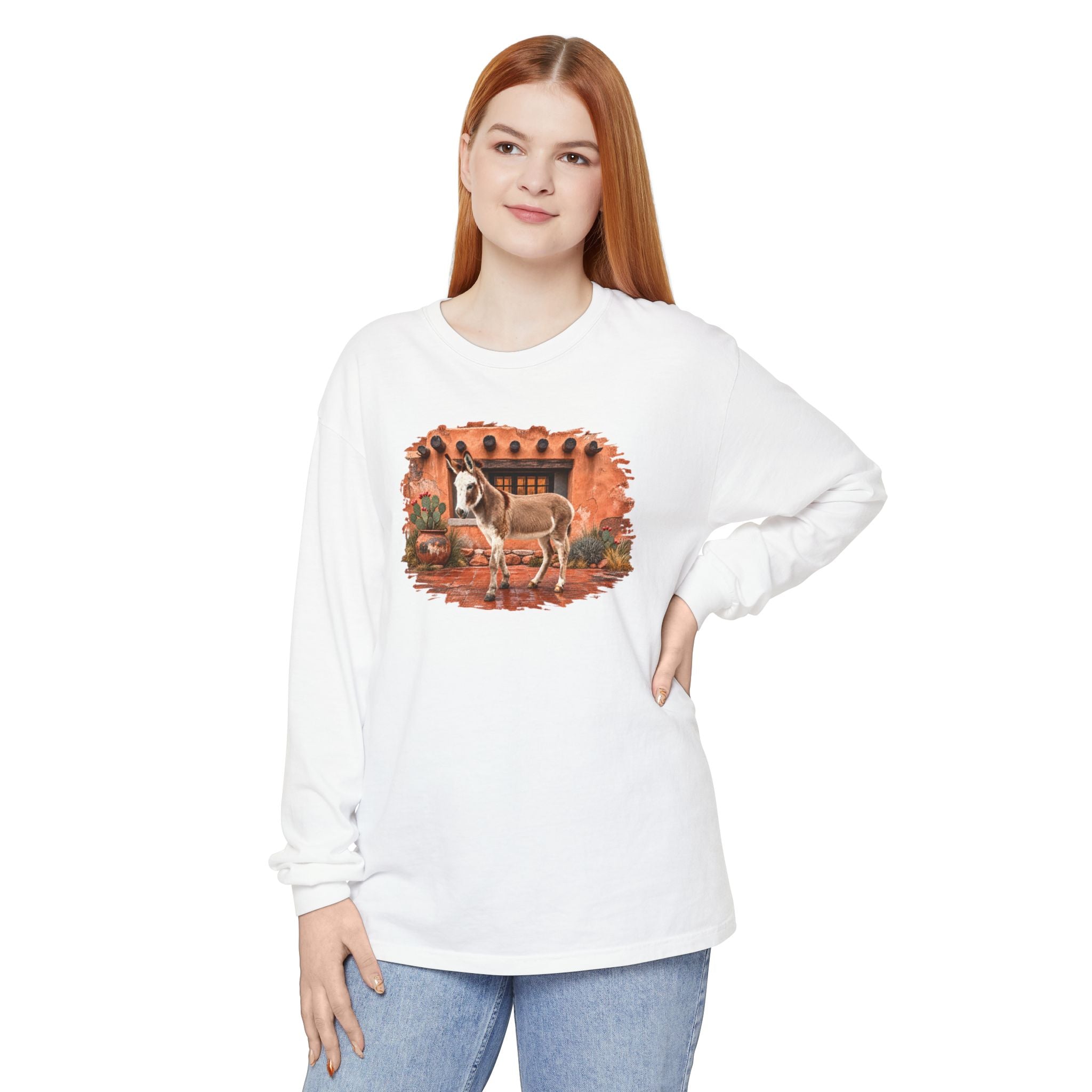 Southwestern Donkey Long Sleeve Tee