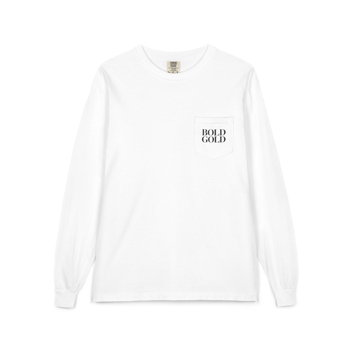 Bold Gold Antelopes Long Sleeve Pocket Tee
