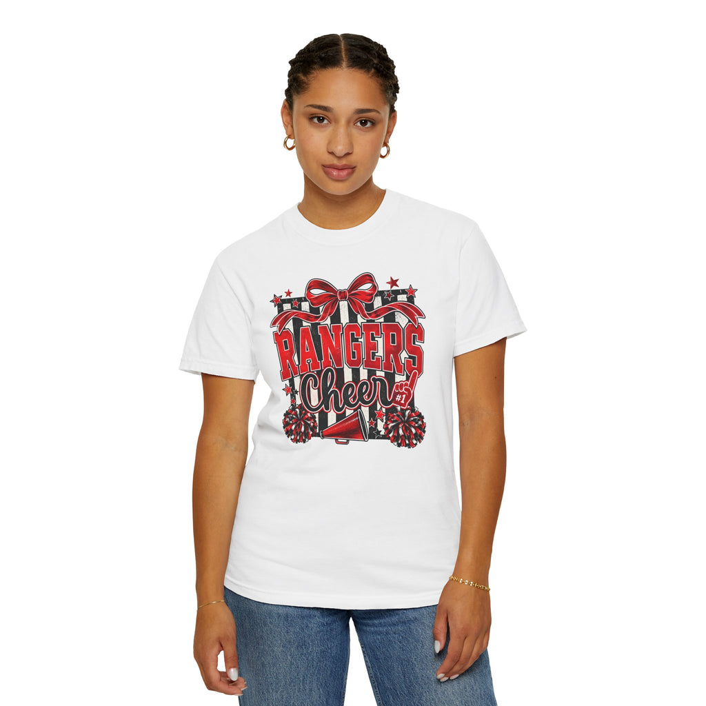 Rangers Cheer T‑Shirt — Pom Pom Megaphone School Spirit Tee