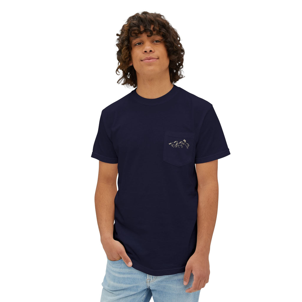 Pocket T-Shirt — "This Ain't My First Rodeo" Western Graphic Tee