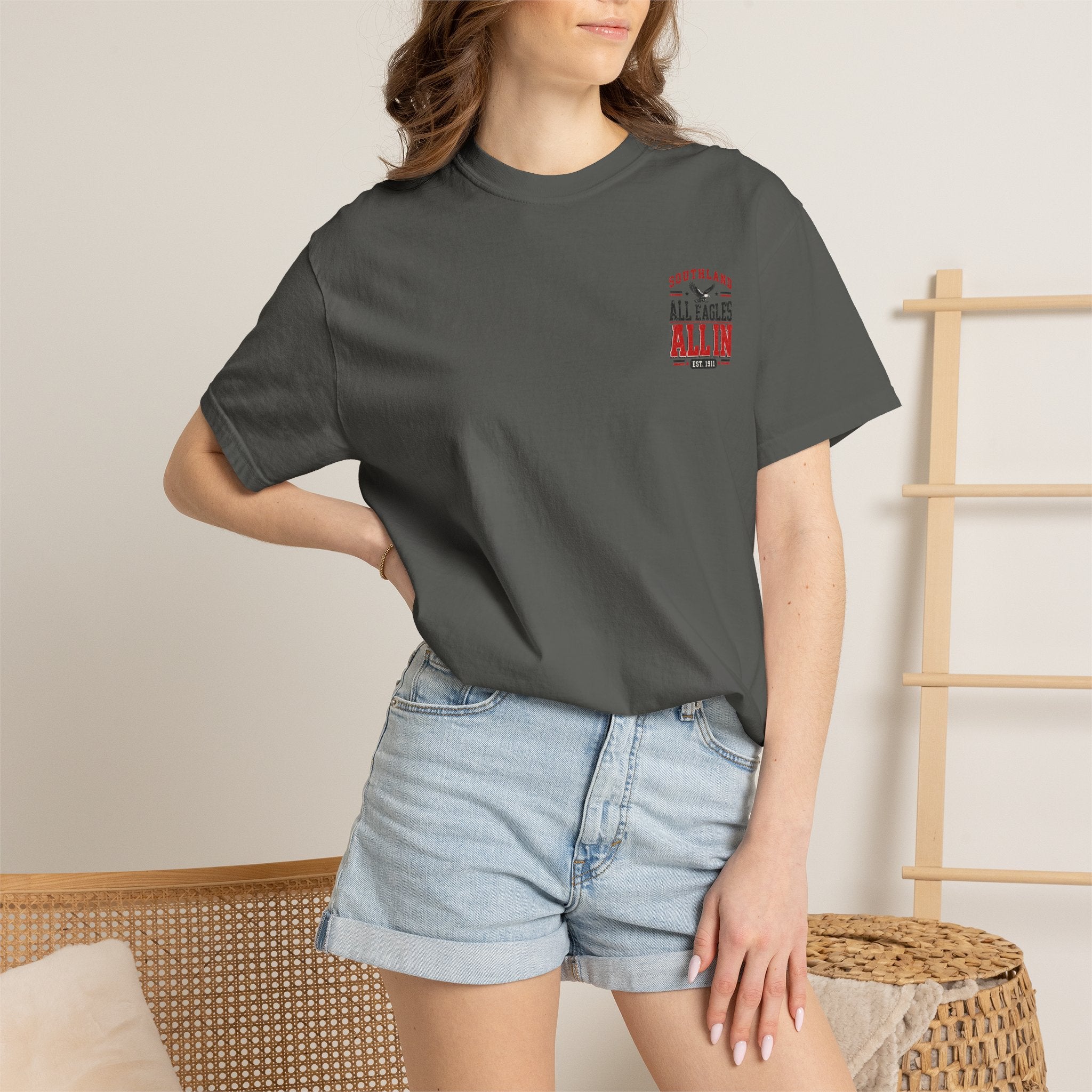 All Eagles All In T-Shirt — Southland Vintage Eagle Tee