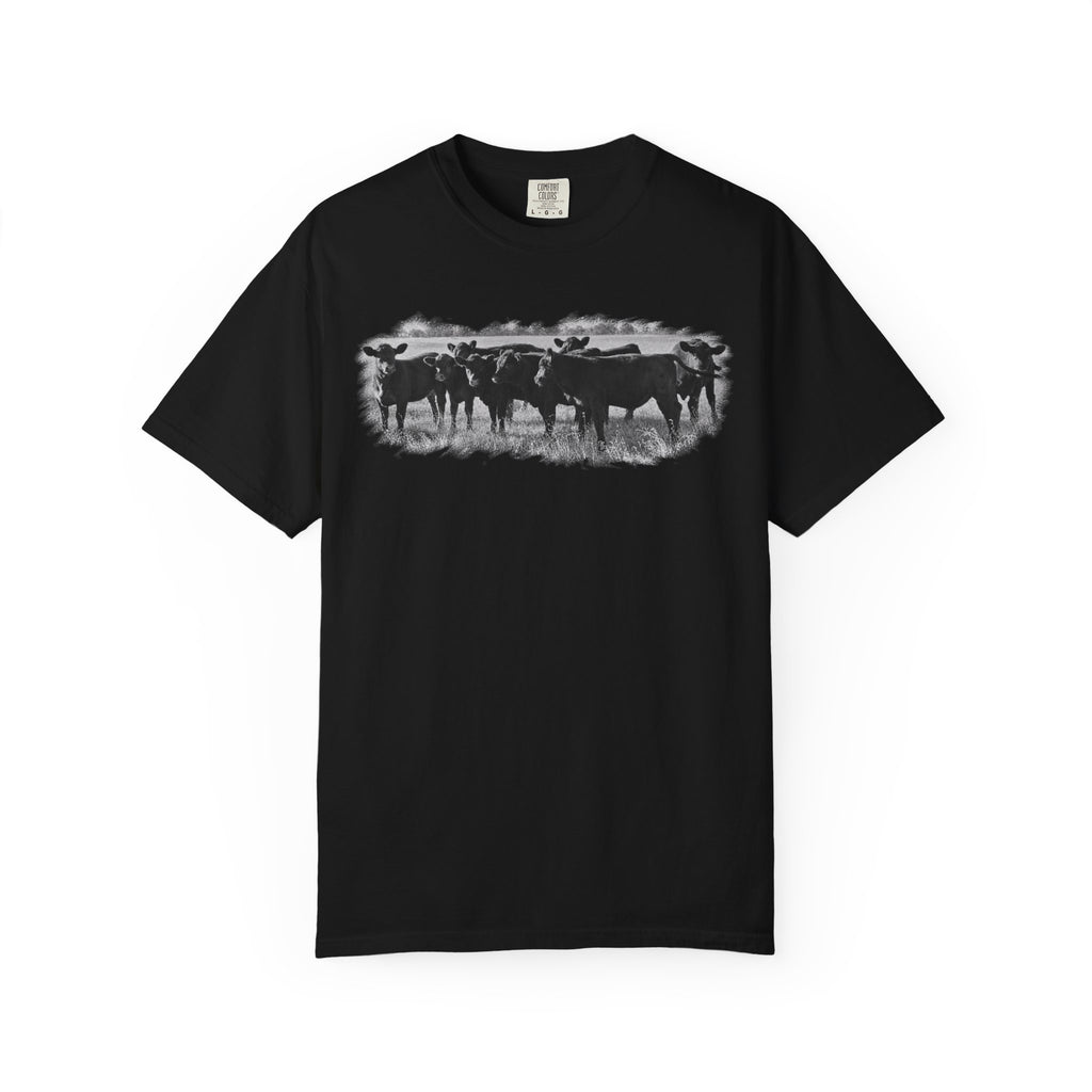Cowboy Cattle Herd T-Shirt – Vintage Western Ranch Graphic Tee