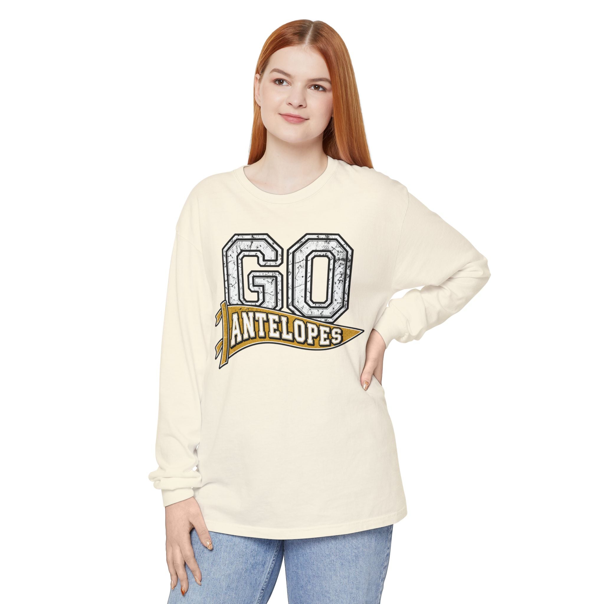 Go Antelopes Long Sleeve Tee