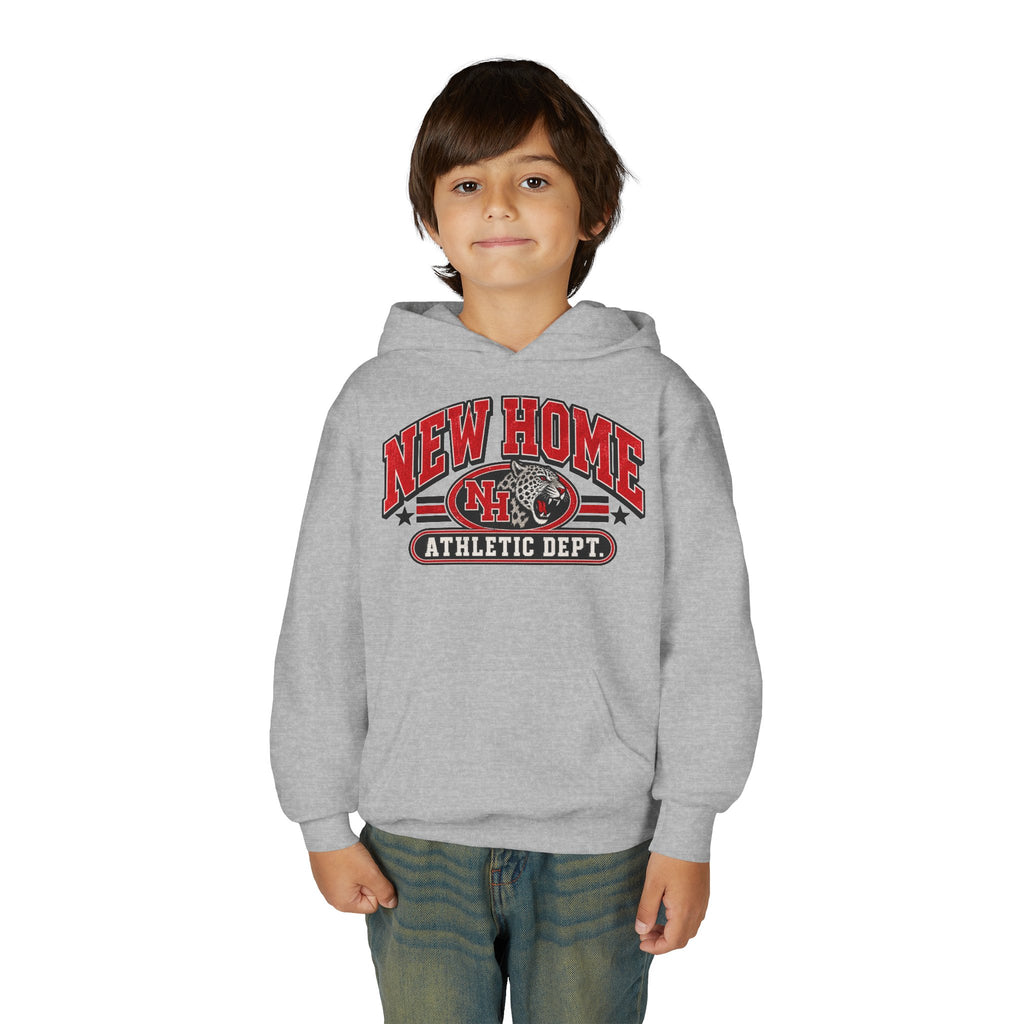 Youth Hoodie - New Home Athletic Dept. Football Logo