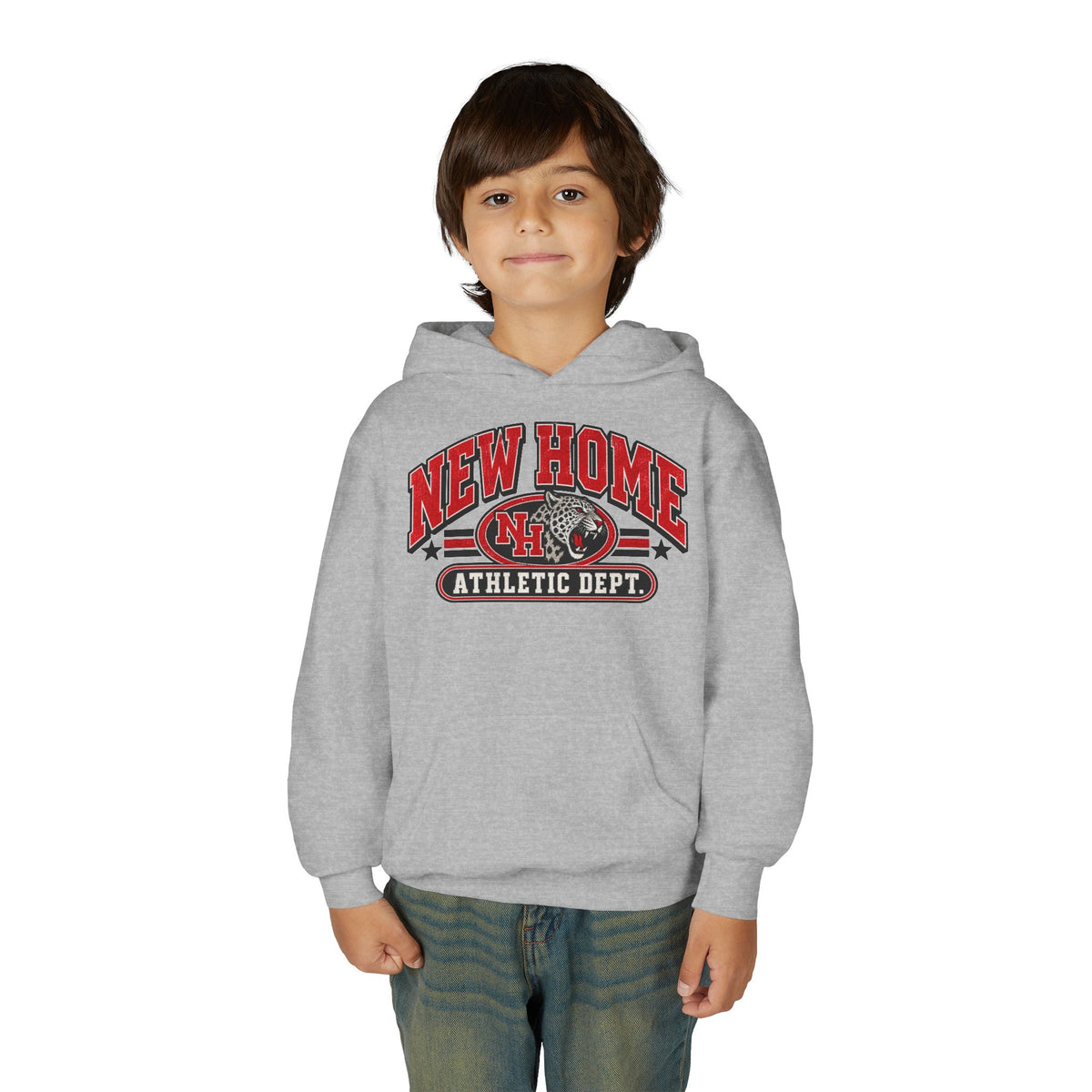 Youth Hoodie - New Home Athletic Dept. Football Logo