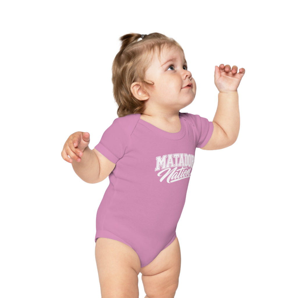 Matador Nation Baby Bodysuit — Combed Cotton Infant Onesie