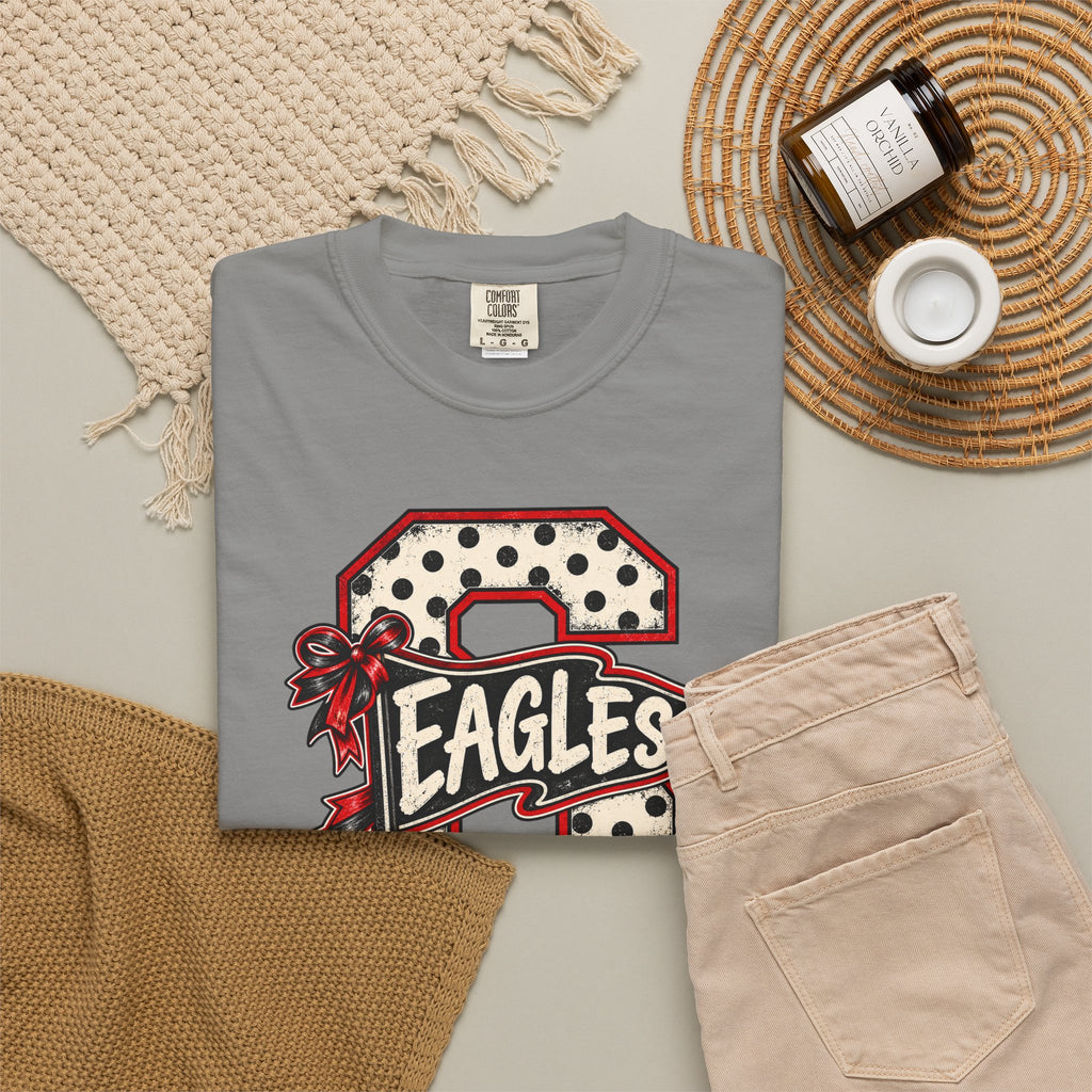 Vintage Polka Dot 'Eagles' Letterman T-Shirt