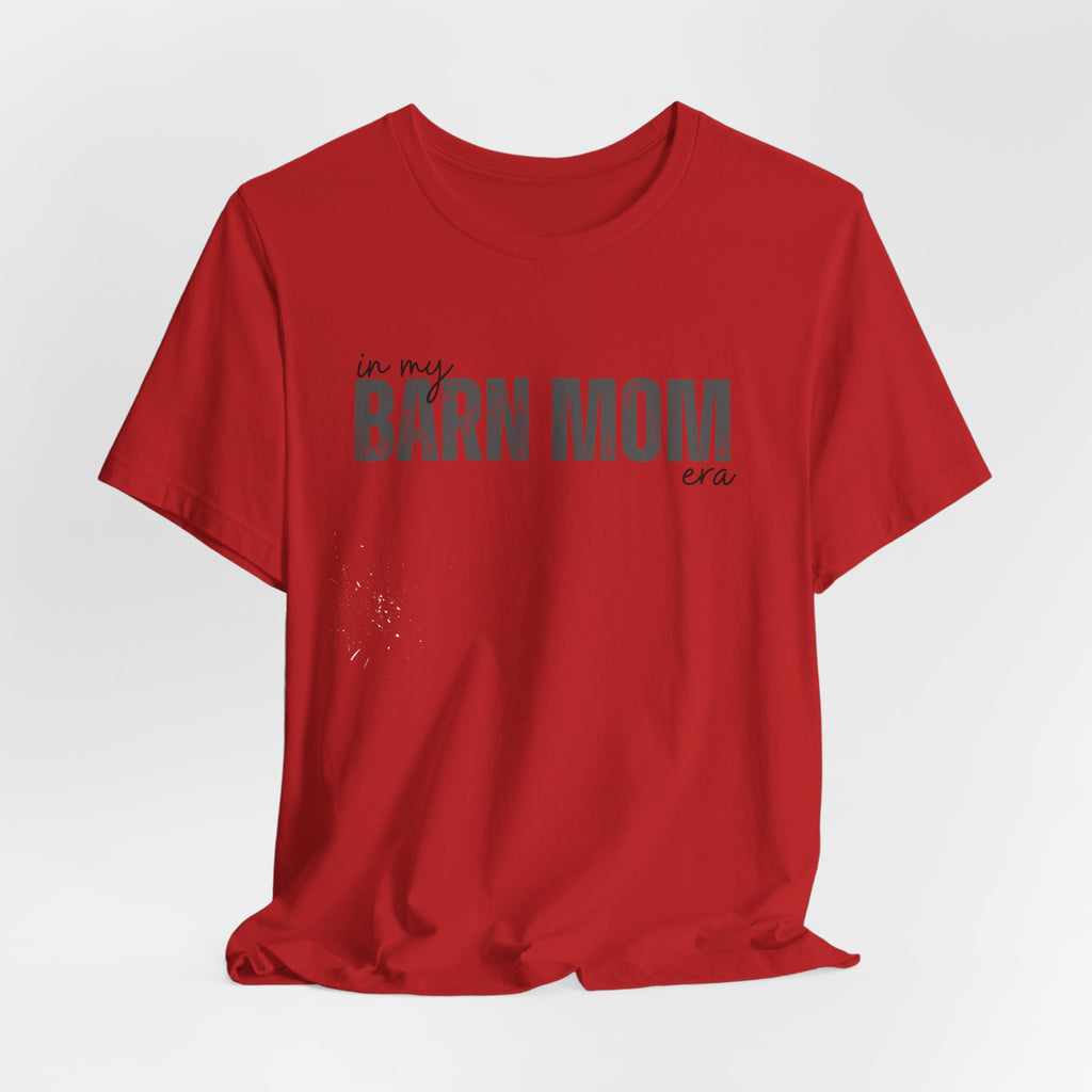 Barn Mom T‑Shirt – Vintage Rustic Farm Mom Tee
