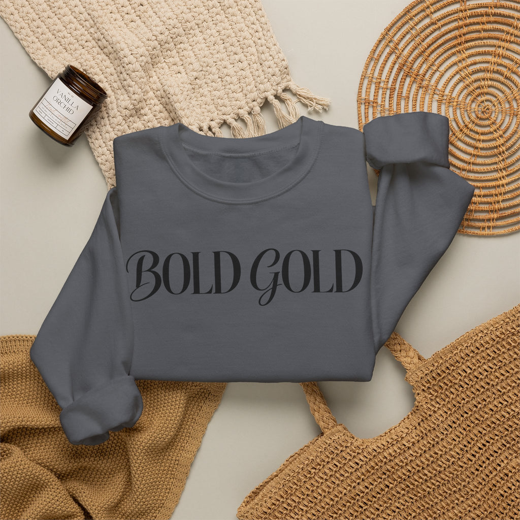 Bold Gold Crewneck Sweatshirt