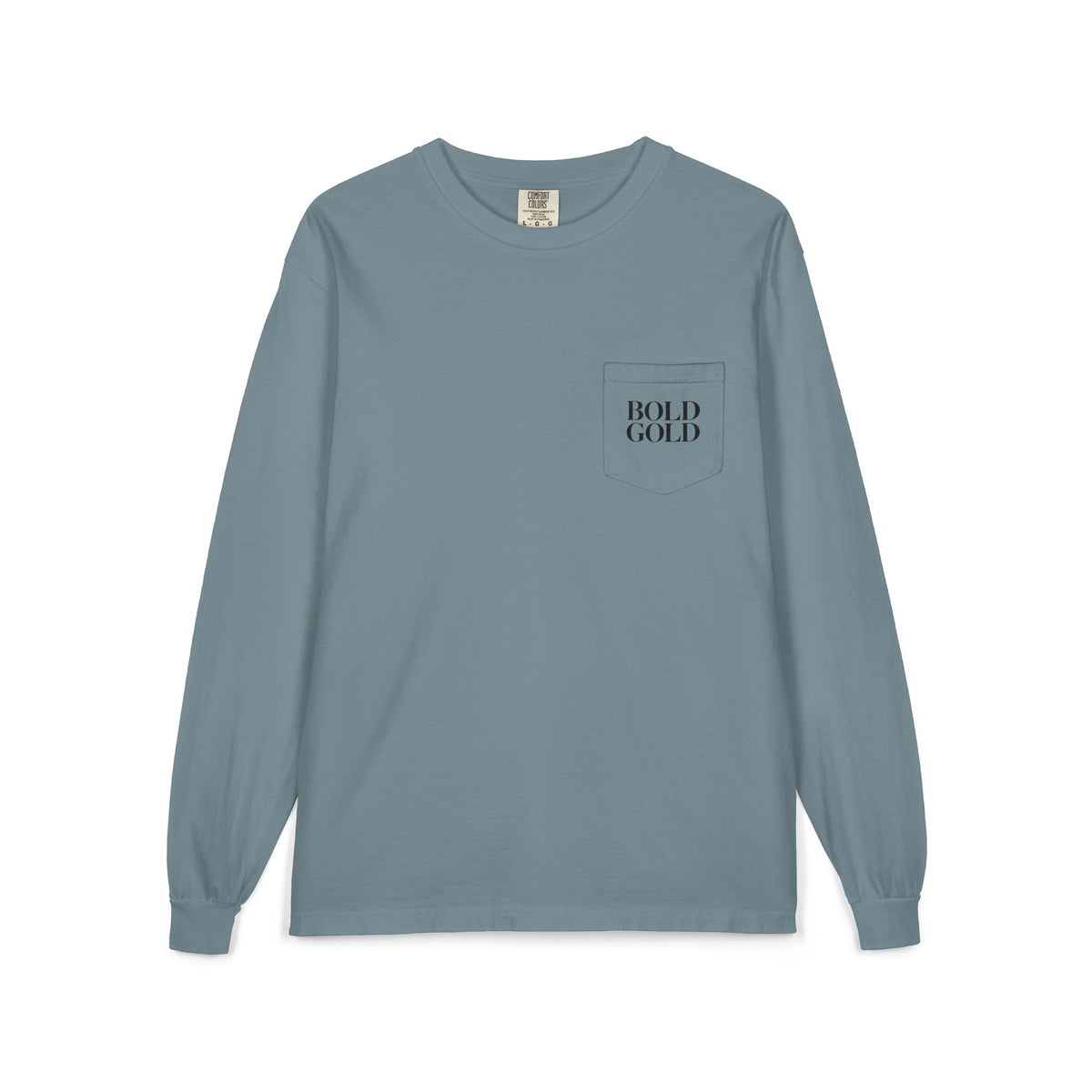 Bold Gold Antelopes Long Sleeve Pocket Tee