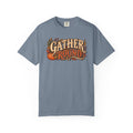 Gather 'Round Fall T-Shirt — Pumpkin Harvest Graphic Tee