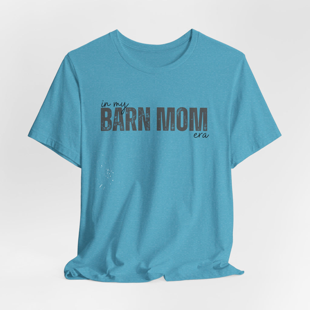 Barn Mom T‑Shirt – Vintage Rustic Farm Mom Tee
